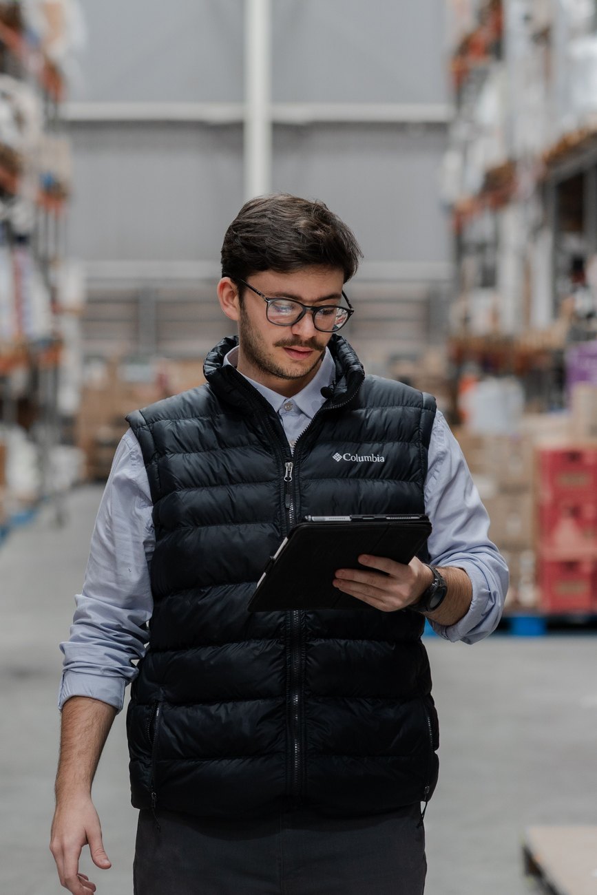 Controllo magazzino e operatività da tablet